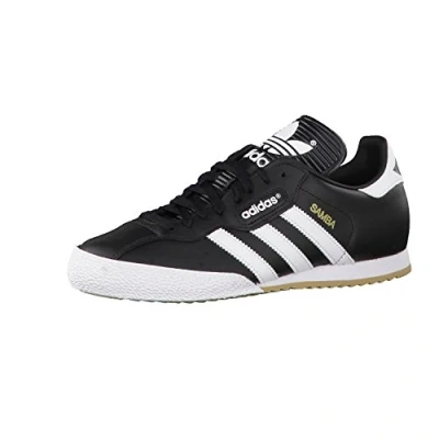 Image of Adidas Samba Super, Men Super O19099 Trainers, Black (Black/Running White Footwear), 6 UK (39.3333333333333 EU)