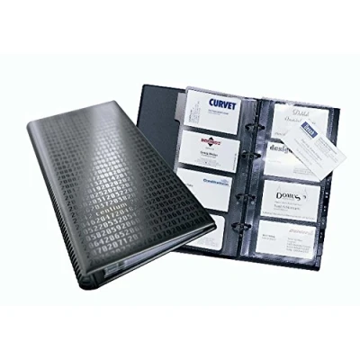 Image of Durable Visifix Centium Business Card Album for 200 Cards Black