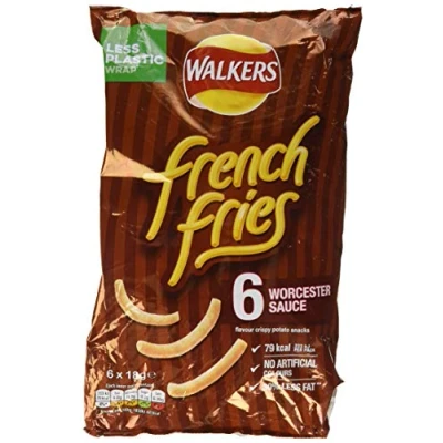 Image of Walkers French Fries Worcester Sauce Multipack Snacks