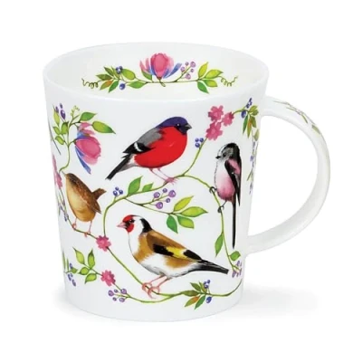 Image of Dunoon Lomond 0.32 Litre Mug Morning Chorus Goldfinch