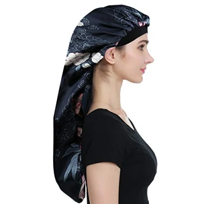 Image of Alnorm Oversize Bonnet for Braids Extra Large Sleep Caps Women