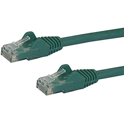 Image of StarTech.com 10m CAT6 Ethernet Cable Green CAT 6 Gigabit Wire 650MHz 100W PoE++ RJ45 UTP Category Network/Patch Cord Snagless w/Strain Relief Fluke Tested UL/TIA Certified (N6PATC10MGN)