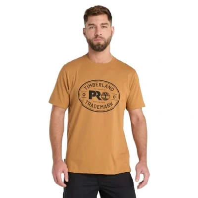 Image of Timberland PRO Men&#039;s Trademark Graphic Short Sleeve T Shirt, Wheat Boot, XXL