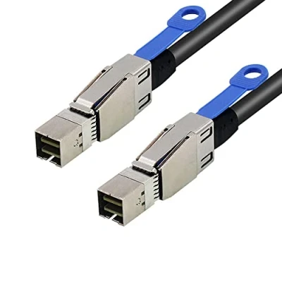 Image of Allowish MINI SAS HD SFF 8644 with IC to server Adapter cable (1m,Black)