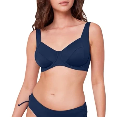 Image of Triumph Summer MIX Match Bikini top, Women&#039;s, Size: 12xB, Navy