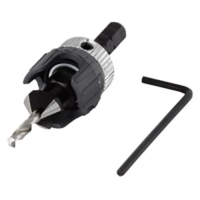 Image of wolfcraft Screw Starter With Countersink and Depth Stop, Ø 45 mm I 2544000 Drilling countersinking in one step