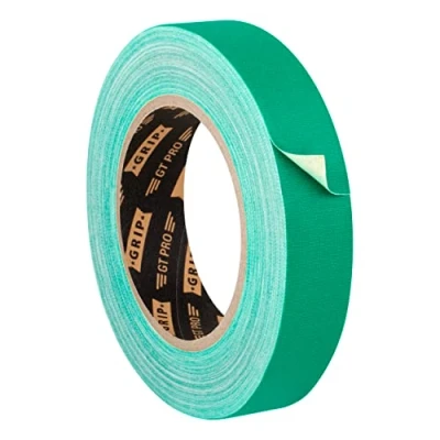 Image of GRIP Eventbasics GT PRO Hula Hoop Tape Green Neon 25 mm x m Black Light Gaffa UV Active Matte