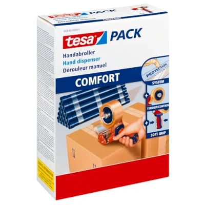 Image of tesa UK 06400 00001 02 Dispenser Comfort for Packaging Tapes