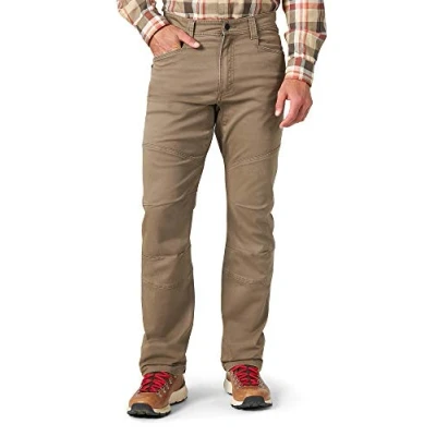 Image of Wrangler ATG by Men&#039;s Reinforced Utility Pant, Light Brown, 32W x 32L