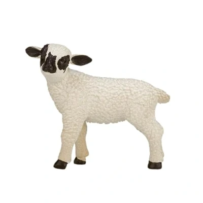 Image of MOJO Black Faced Lamb Standing Farm Animal Model Toy Figure