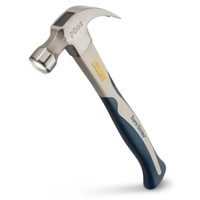 Image of Estwing Sure Strike 20oz Curve Claw Hammer Carbon Fiber Handle SSCF20C