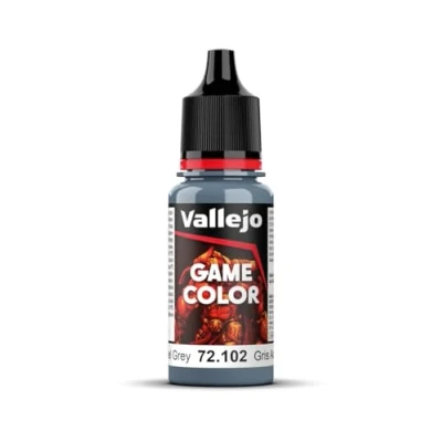 Image of Vallejo Game Color 17 ml Acrylic Paint Steel Grey