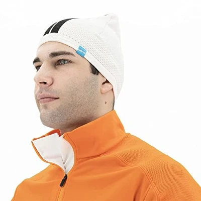 Image of UYN O102195 NATYON PARALLELL Hat Unisex White black 1