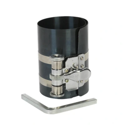 Image of Sealey Piston Ring Compressor 100mm Ø60 150mm