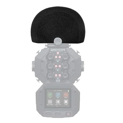 Image of Sponge Cover for Microphone ZOOM H2N SGH 6 H4N PRO H5 H6 H8 XYH 5, Windshield Dust (H5/H6/H8/XYH 6/XYH 5)