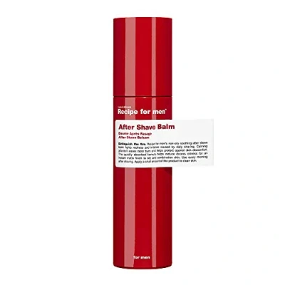 Image of RECIPE FOR MEN After Shave Balm, Non Oily Formula, Fights Redness &amp; Irritation, Light Moisturizer, Instant Matte Finish, 100 ml