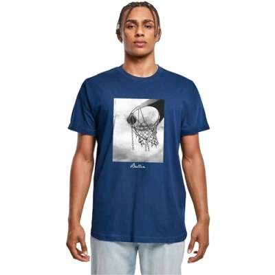 Image of Mister Tee Men&#039;s Mt1185 Ballin 2.0 T Shirt, Light Navy, XS