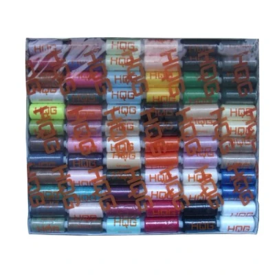Image of SEWING MACHINE THREAD 72 MIXED / ASSORTED PACK COTTON POLYESTER x 500 YARD SPOOLS