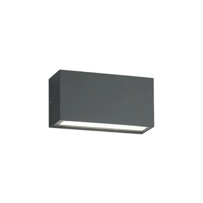 Image of Trent Modern Outdoor Up Down Wall Lamp Anthracite 3000K IP65 UK Stock