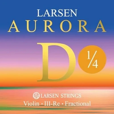 Image of Larsen Aurora 1/4 strings for violin D medium