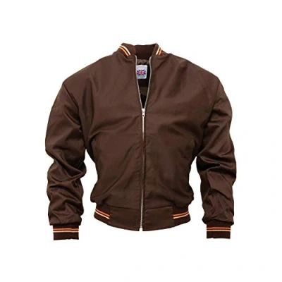 Image of Relco Mens Monkey Jacket Retro Mod Scooter Skinhead Brown M