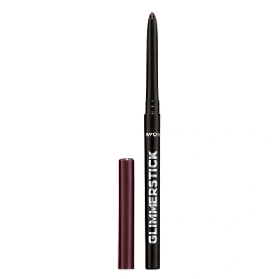 Image of Avon Glimmerstick Eyeliner Cherry Red, Tug Free, Soft Glide Formula for Bold, Intense and Waterproof Colour