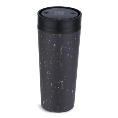 Image of Circular &amp; Co Insulated Reusable Coffee Cup 16oz/454ml Large Travel Mug 100% Leakproof Lockable Push Top, One Hand Open, 360 Drinking Tumbler Recyclable BPA Free, Dishwasher Safe