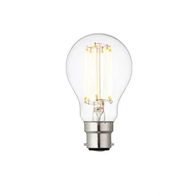 Image of B22 LED Dimmable Bayonet Cap (GLS) Filament Bulbs, Warm White 2700K, 60W Incandescent Lamp Equivalent, 8W 1100 Lumens, Long Life 15,000 Hours Pack of 1