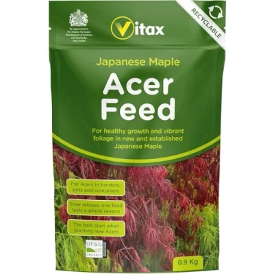 Image of Acer Feed, Suitable For All Japanese Maple In Borders, Pots &amp; Containers, Promotes Strong Healthy Growth 900 Grams (Single Pack)