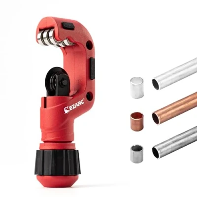 Image of EZARC Pipe Cutter, 4 32mm Copper Tube Cutter for Aluminum, PVC Pipe, Thin Stainless Steel