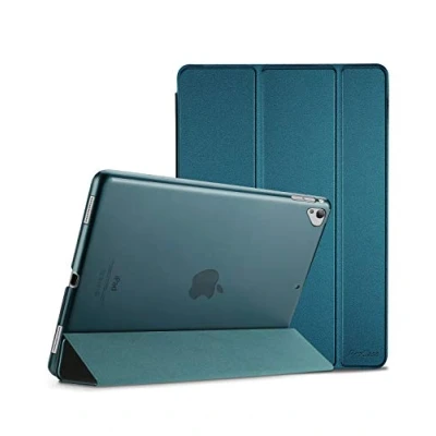 Image of ProCase Smart Case for iPad Pro 12.9 1st and 2nd Generation (2015 2017 Model), Stand Cover Support Auto Sleep/Wake Teal