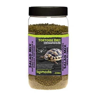 Image of Komodo Complete Holistic Tortoise Diet, Salad Mix 340 g tub, may vary