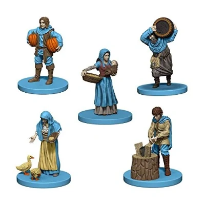 Image of WizKids Mayfair Games Europe MFG72866 Agricola Game Expansion: Blue (5 Figures), Multi Colour