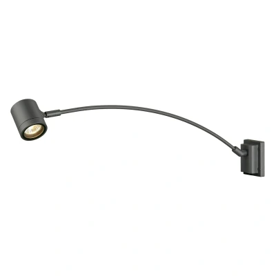 Image of SLV wall lamp Myra Display, anthracite, aluminium, projection 78 cm