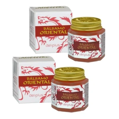 Image of Pack 2 Oriental Balm Heat Effect with Vitamin E 30 ml of x ml. Deliplus