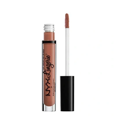 Image of NYX Professional Makeup Lip Lingerie Liquid Lipstick, Creamy and Matte Finish, Long Lasting, Vegan Formula, Shade: Ruffle Trim