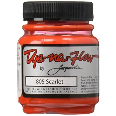 Image of Jacquard Products Scarlet Dye Na Flow, Acrylic, 2.25 fl oz / 66.54 ml