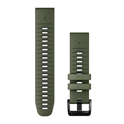 Image of Garmin epix PRO (g2) 22mm QuickFit Moss/Graphite Silicone Band