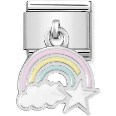 Image of Nomination Rainbow Hanging Charm