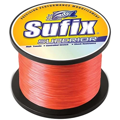 Image of Sufix 636 120 Superior 20 lb Neon Fire 670 Yds
