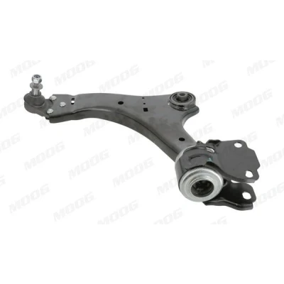 Image of LR002625, LR007206 Suspension Arm MOOG LR WP 8345 with rubber mount Lower, Front Axle Left Control LAND ROVER: Freelander 2 Off Road