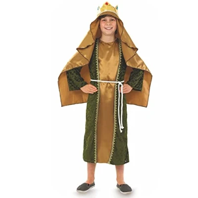 Image of Fun Shack Kids Wise Man Costume, 3 Men Costume Kids, Wiseman Nativity King X Large