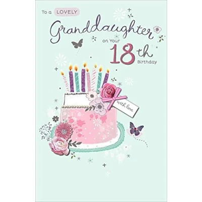 Image of Granddaughter 18TH Birthday Card
