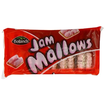 Image of Bolands Jam Mallow Biscuits 250 g (Pack of 6)
