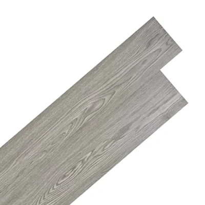 Image of vidaXL Self adhesive PVC Flooring Planks, 5.02 m² Coverage, Dark Grey, Designed for All Kinds of Surfaces, Natural Wood like Appearance, Waterproof and Fire resistance