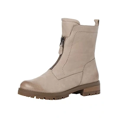 Image of MARCO TOZZI Women&#039; 2 25434 29 Leather Boot Fashion, Taupe, 6.5 UK