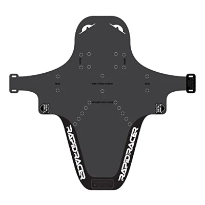 Image of RRP Rapid Racer Products Unisex&#039;s Enduro Mudguard, White, Large