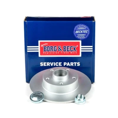Image of Borg &amp; Beck BBD5966S Brake Disc Single (Rear): Renault Scenic 09/06