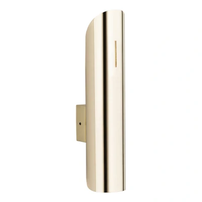 Image of Akron Up &amp; Down Wall Lamp Brass Steel