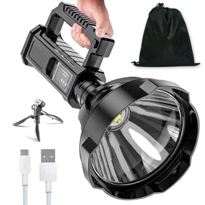 Image of QingxingFa Ms32 Flashlight 200000 Lumens Rechargeable, Lumen Flashlight, Brightest Worlds Emorata (Small)